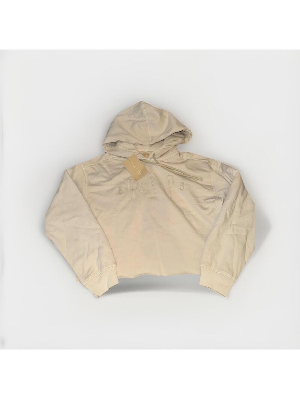 GAP Women's Cropped Hoodie in Beige
